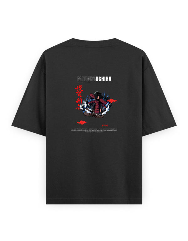 Madara Uchiha Warlord Tee – Madara Uchiha Anime Back Print