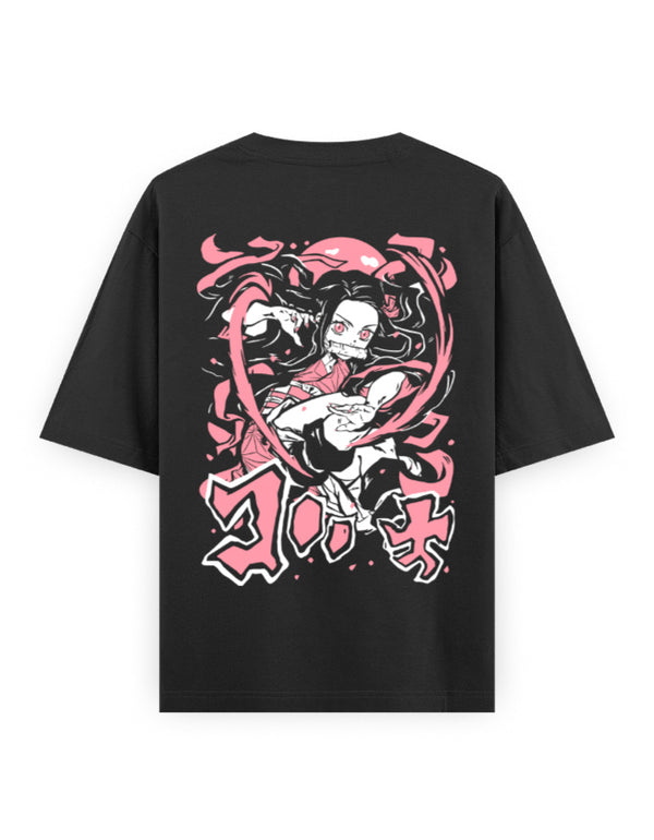 Nezuko Anime Graphic T-Shirt – Cute Demon Art Streetwear Design