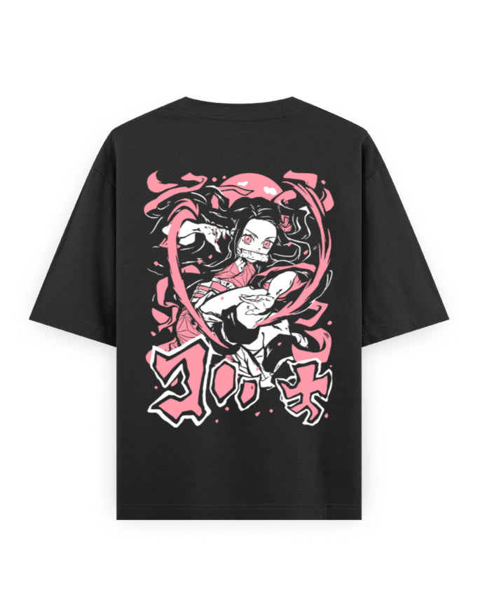 Nezuko Anime Graphic T-Shirt – Cute Demon Art Streetwear Design