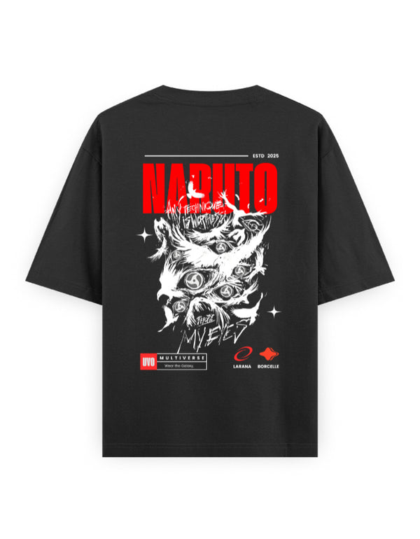 Naruto Rage Mode Tee – Naruto Dark Anime Back Print