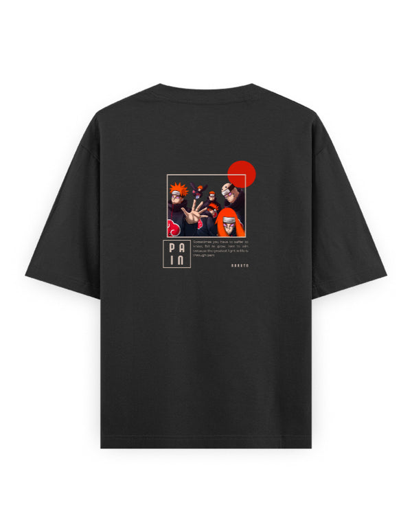 Pain Akatsuki Oversized Tee – Pain (Nagato) Anime Back Print