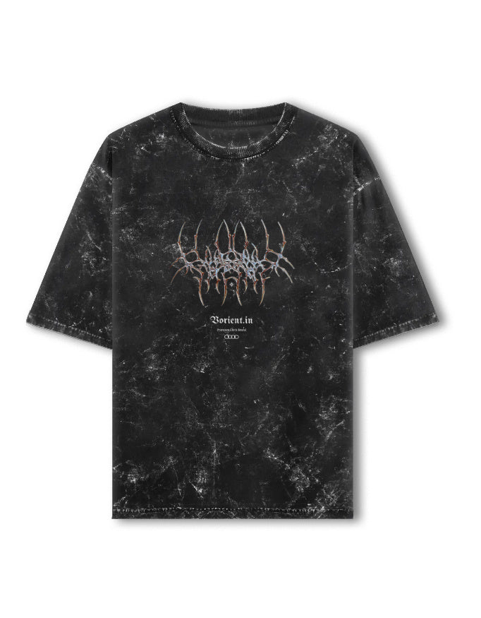 Unisex Acid Washed Oversized Tee